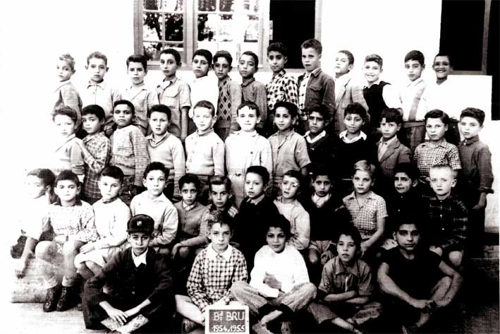Ecole du Bd Bru 1954-1955 - Alger