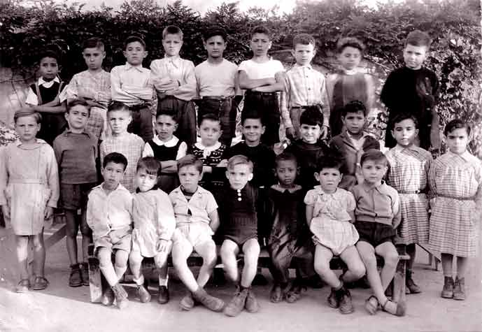 Ecole du Caroubier 1949-1950 - Alger