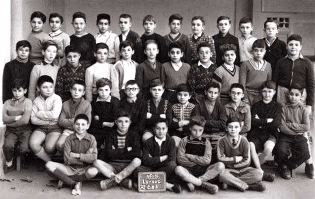Ecole Lutaud  CM2  - 1955-1956 - Alger