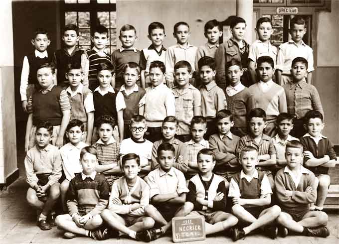 Ecole rue Negrier CM2 - 1960-61
