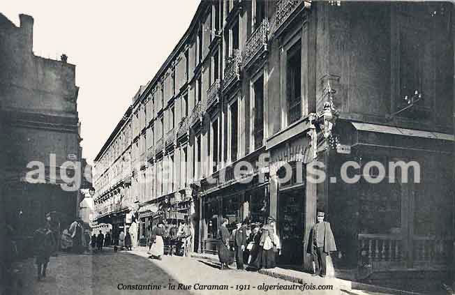 Constantine - Rue Caraman en 1911