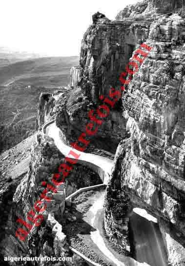 Constantine - La route de la Corniche des Gorges du Rhummel