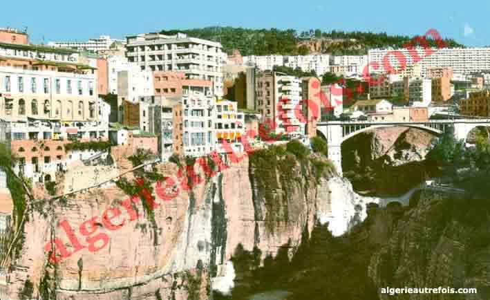Constantine - les gorges du Rhummel vue generale